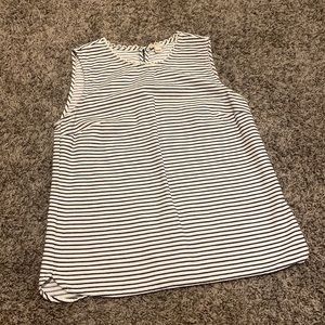 women’s striped shell • j.crew
